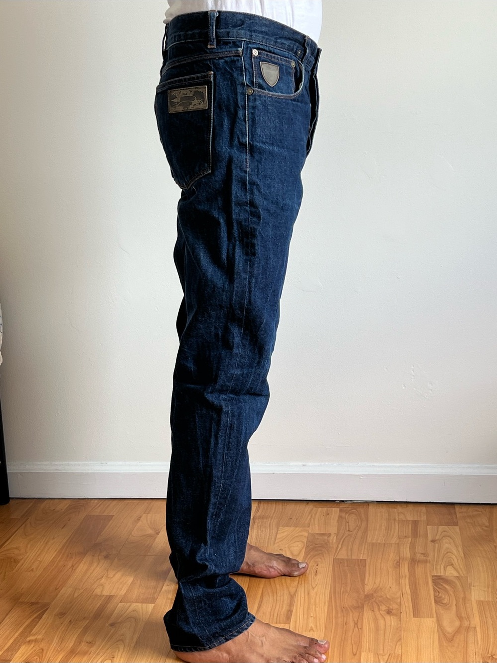 April 77 Paris Dark Blue Men's Straight-Leg Jeans